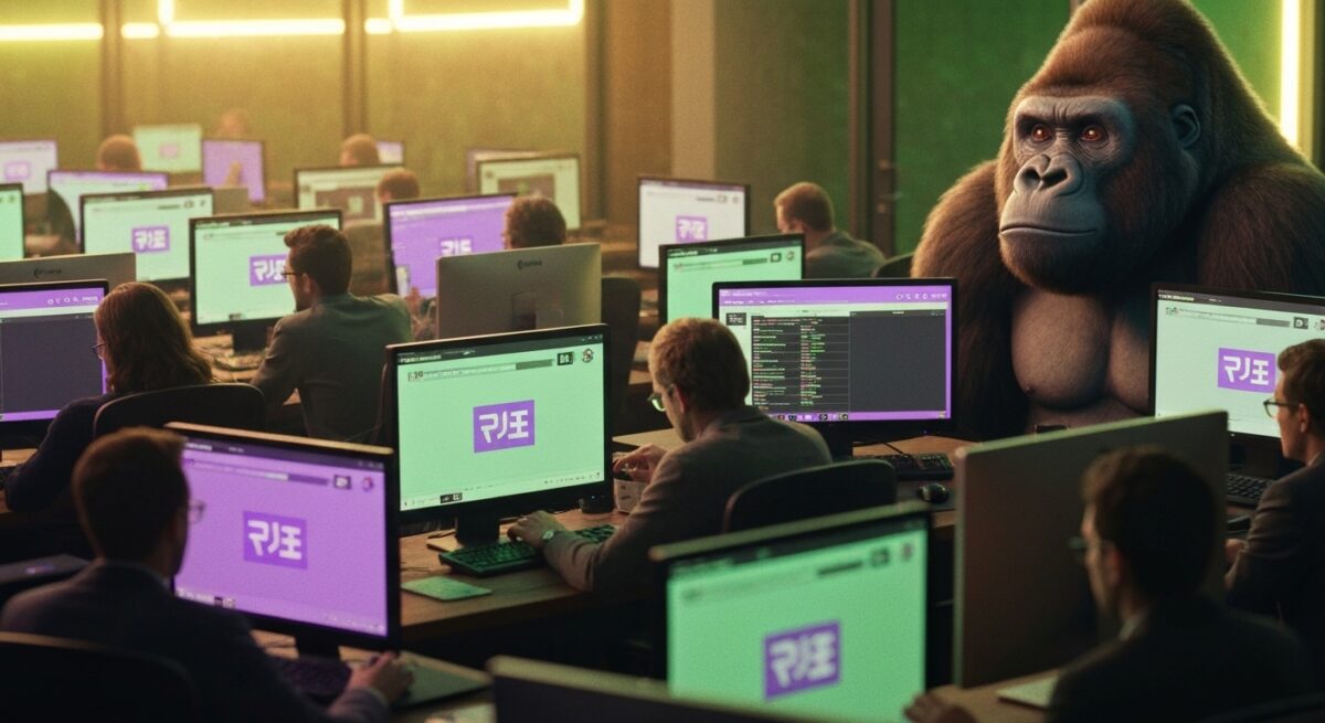 PCでドメインオークションをしている