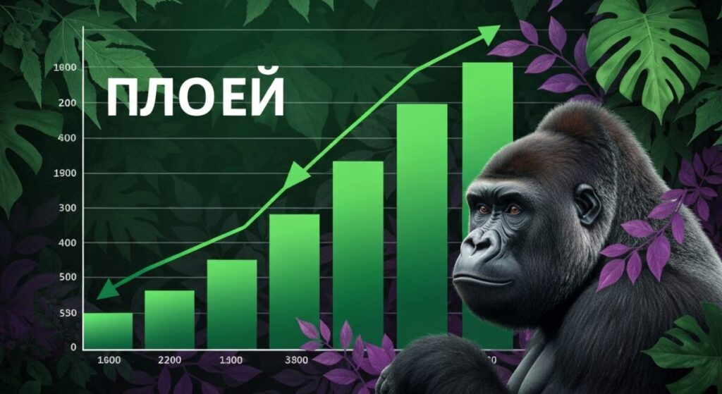 右肩上がりのグラフ