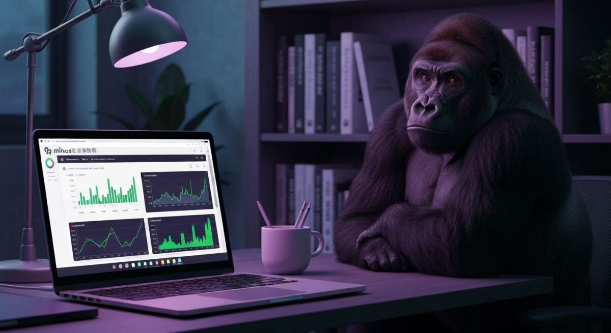 mixhostの複数ドメイン状況が映し出されたPC