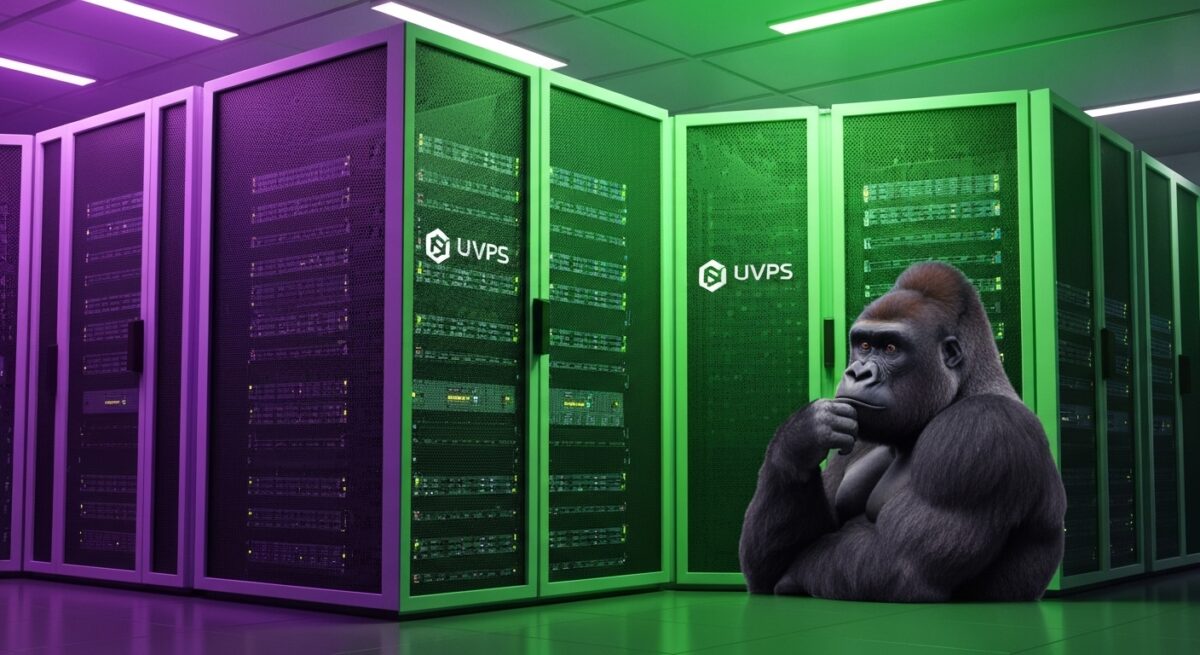 緑と紫のさくらVPSサーバー