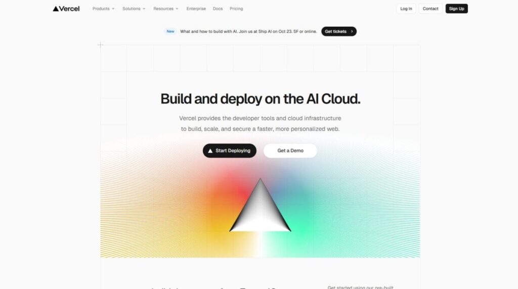 Vercel公式サイト