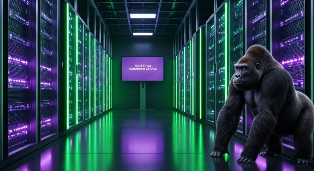 バックアップを保管しているサーバー室