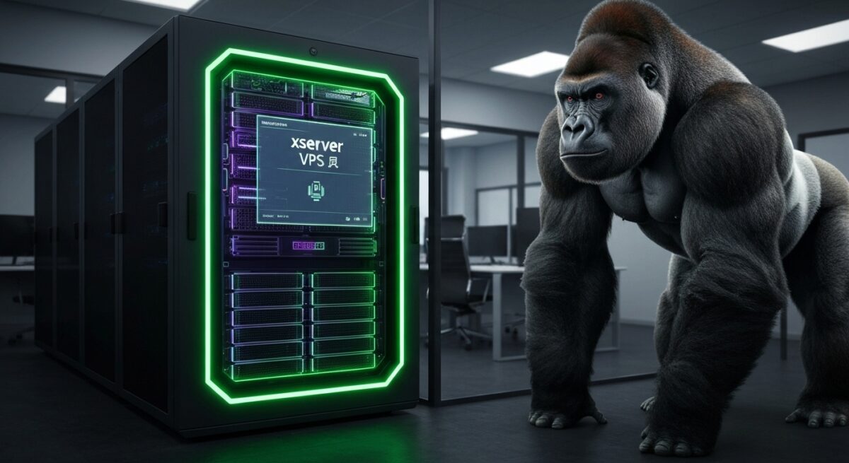 Xserver VPSと大きなゴリラ